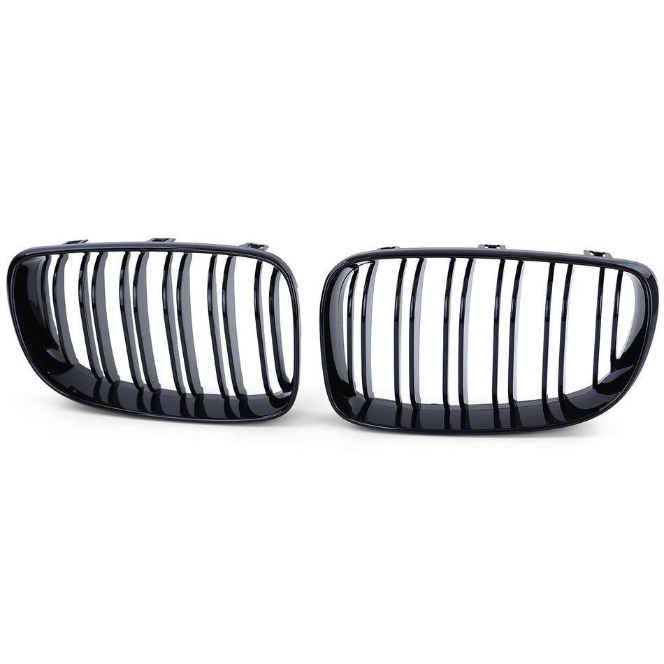 Griglia Doppia Barra Performance Lucida per BMW E81 E82 E87 E88 Dal 2007