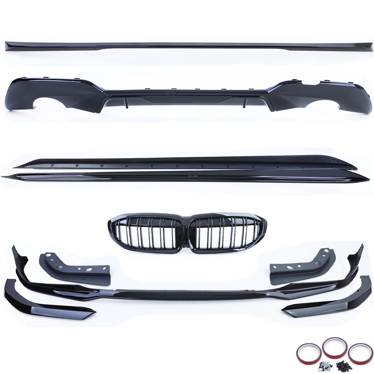Diffusore Posteriore Bodykit per BMW Serie 3 G20 2019-2022