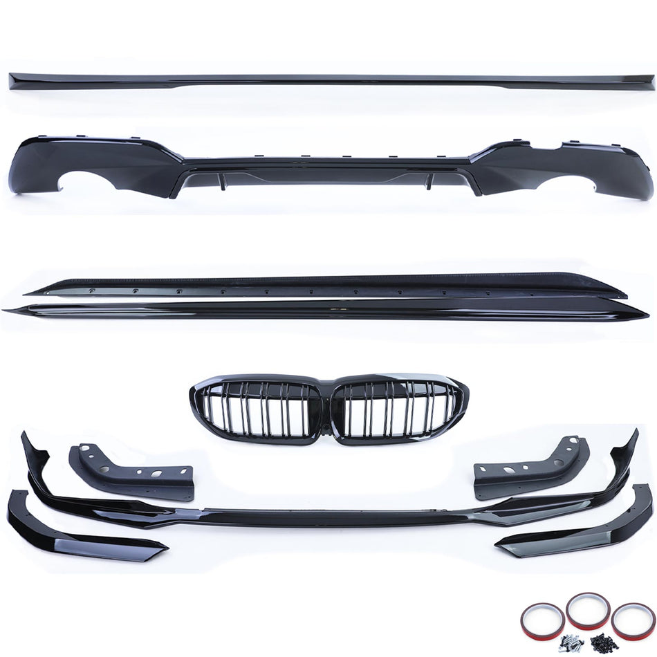 Diffusore Posteriore Bodykit per BMW Serie 3 G20 2019-2022