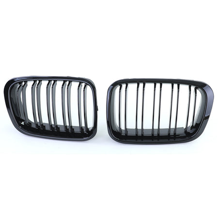 Griglia Doppio Stego Nera Lucida per BMW Serie 3 E46 1998-2001