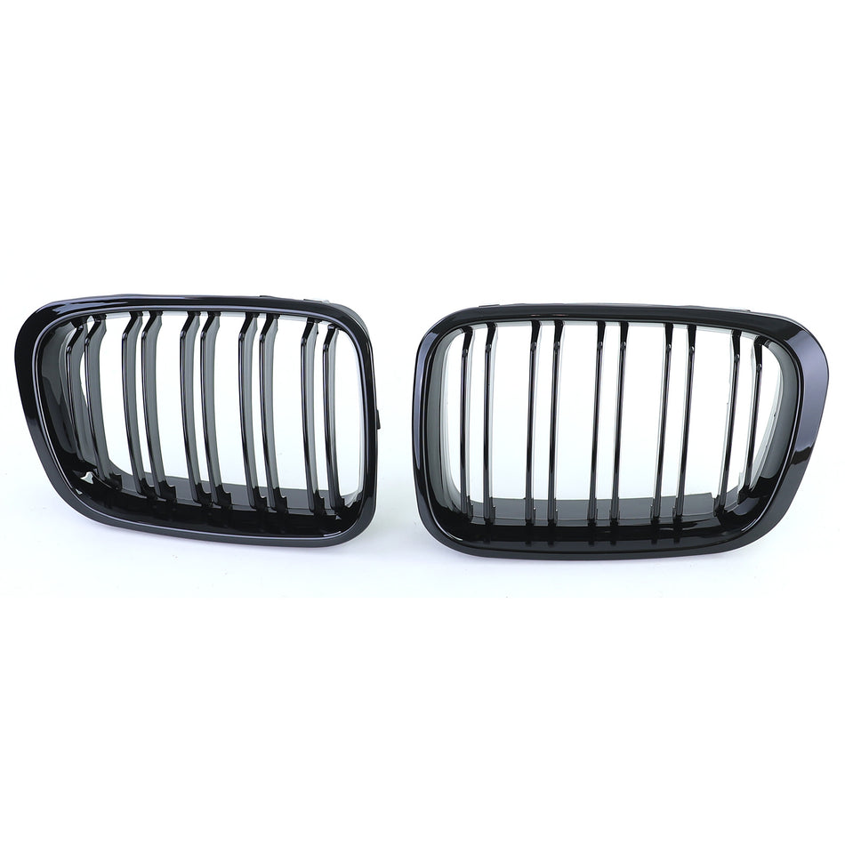 Griglia Doppio Stego Nera Lucida per BMW Serie 3 E46 1998-2001