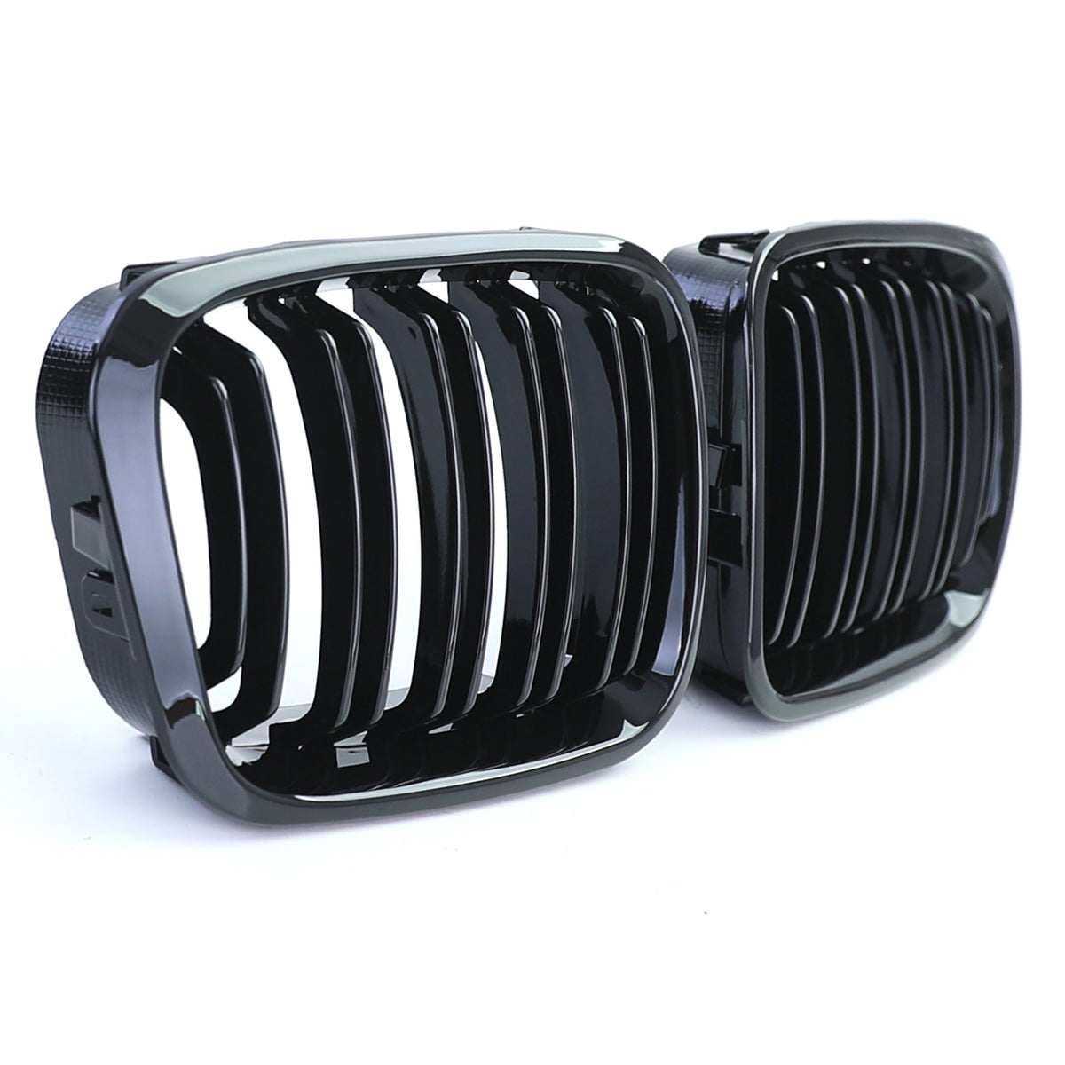 Griglia Doppio Stego Nera Lucida per BMW Serie 3 E46 1998-2001
