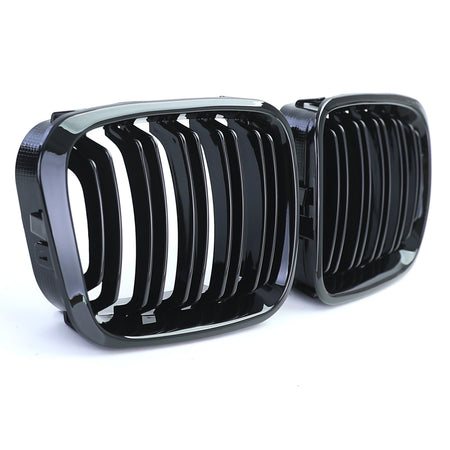 Griglia Doppio Stego Nera Lucida per BMW Serie 3 E46 1998-2001