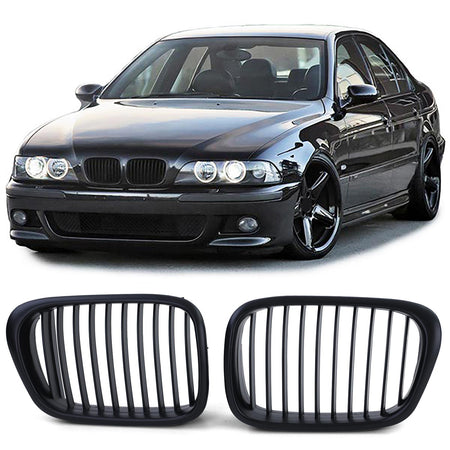Griglia Sportiva Nera Anteriore per BMW Serie 5 E39 1995-2003