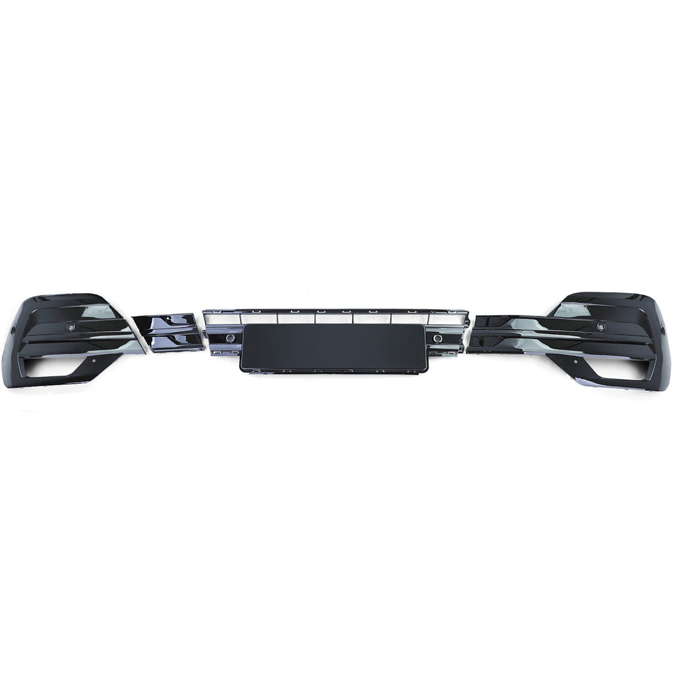 Fendinebbia Cornici Nero Lucido per Volkswagen T6.1 Bus Transporter Dal 19