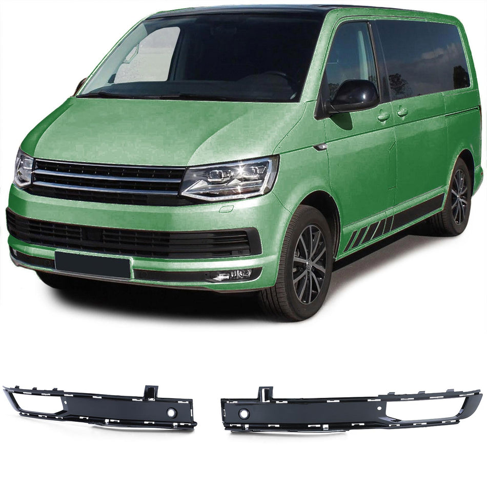Fendinebbia per Volkswagen Transporter T6 2015-2019 con PDC Nero Lucido
