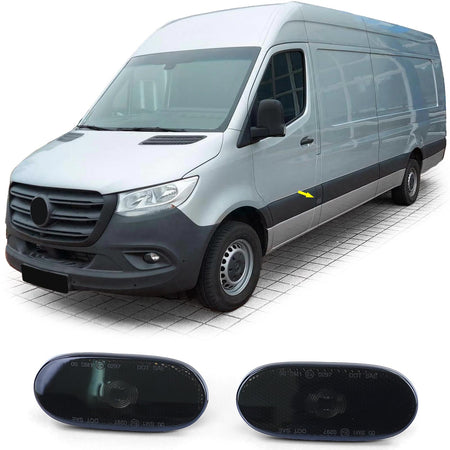 Frecce LED Nere 2 Pezzi per Mercedes Sprinter W906 06-16 907 910