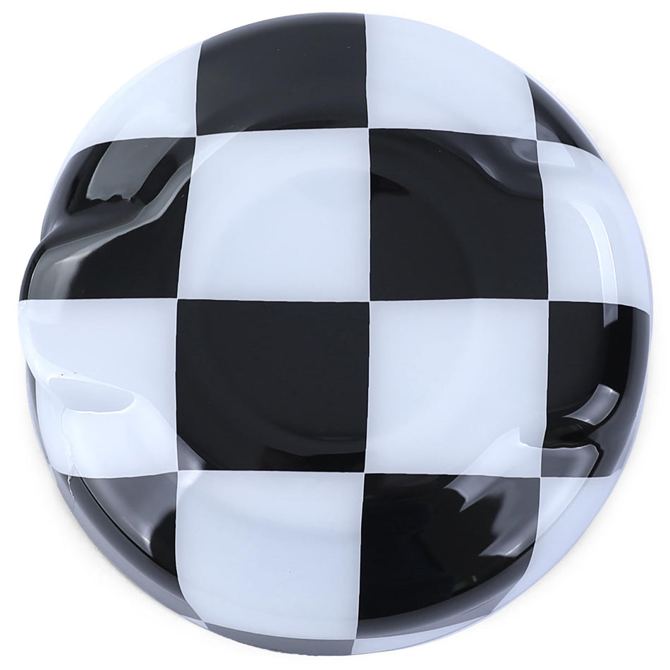 Tankdeckel Copertura Karo Nero Bianco per Mini F55 F56 F57 (2013-2021)