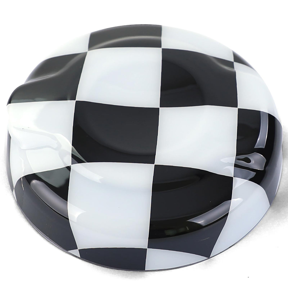 Tankdeckel Copertura Karo Nero Bianco per Mini F55 F56 F57 (2013-2021)