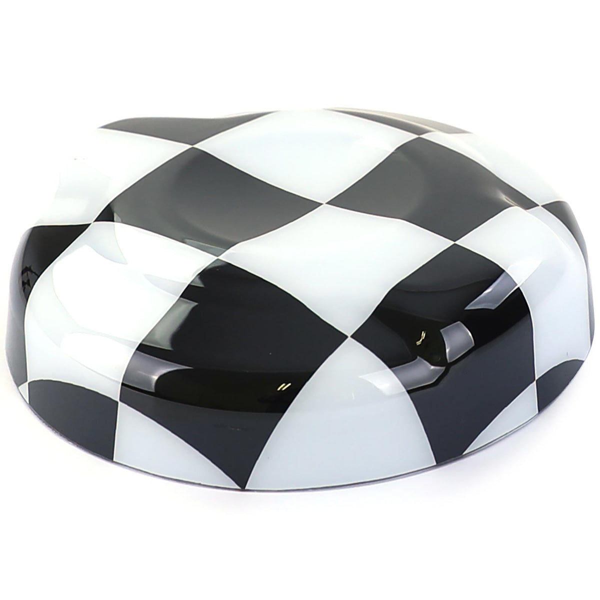 Tankdeckel Copertura Karo Nero Bianco per Mini F55 F56 F57 (2013-2021)