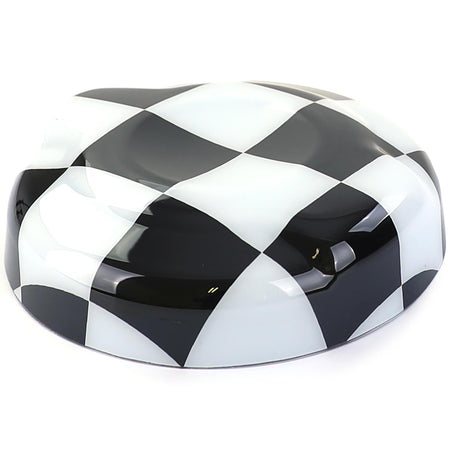 Tankdeckel Copertura Karo Nero Bianco per Mini F55 F56 F57 (2013-2021)