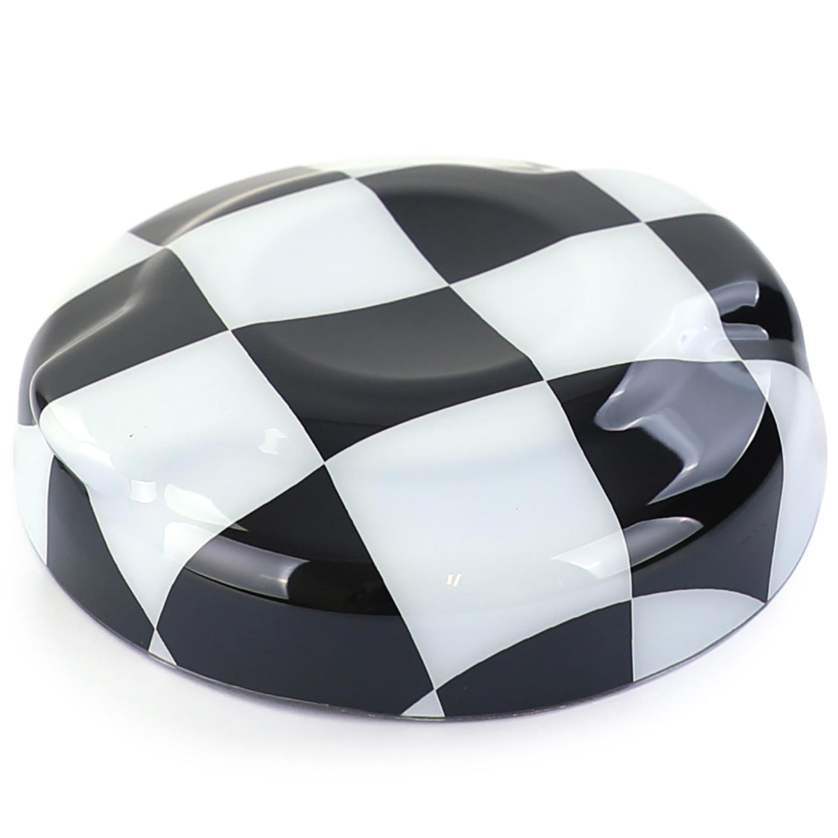 Tankdeckel Copertura Karo Nero Bianco per Mini F55 F56 F57 (2013-2021)