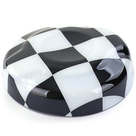 Tankdeckel Copertura Karo Nero Bianco per Mini F55 F56 F57 (2013-2021)