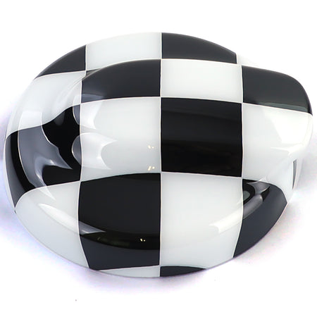 Tankdeckel Copertura Nero Bianco per Mini R56 R57 R58 R59 R60 Cabrio