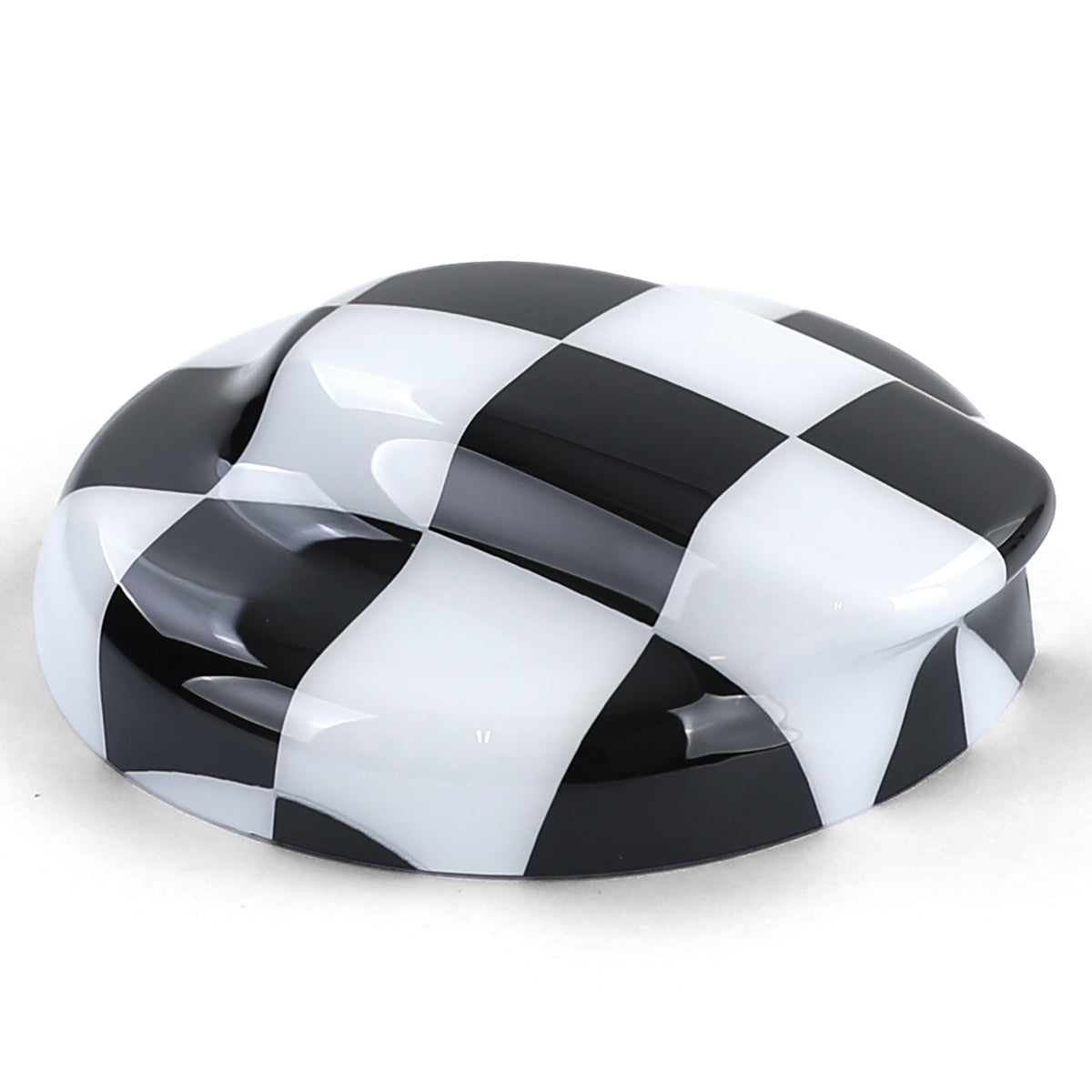 Tankdeckel Copertura Nero Bianco per Mini R56 R57 R58 R59 R60 Cabrio