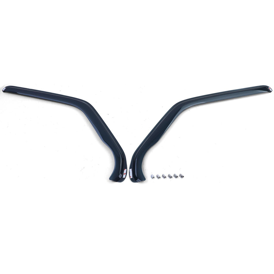 Deflettori Aria Neri Fumè per Volkswagen T4 Bus Transporter (1990-2003)