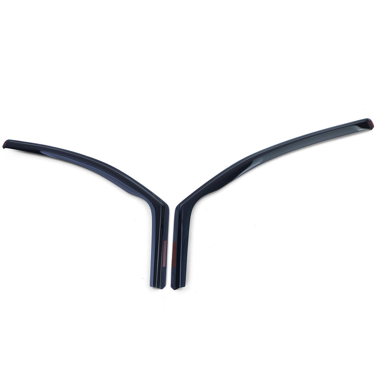 Deflettori Aria Neri Fumé per Volkswagen Caddy 3 (2004-2015) Anteriori
