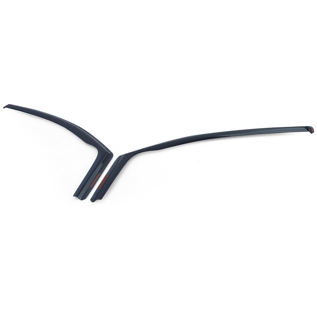 Deflettori Aria Neri Fumé per Volkswagen Caddy 3 (2004-2015) Anteriori