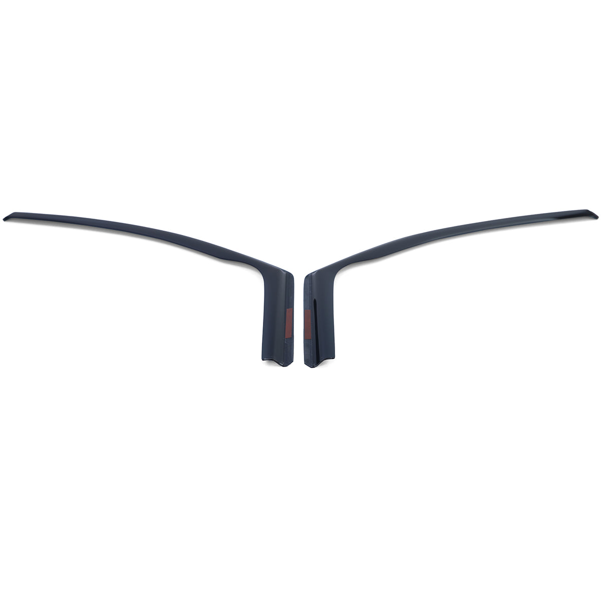 Deflettori Aria Neri Fumé per Volkswagen Caddy 3 (2004-2015) Anteriori