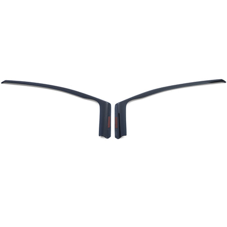 Deflettori Aria Neri Fumé per Volkswagen Caddy 3 (2004-2015) Anteriori