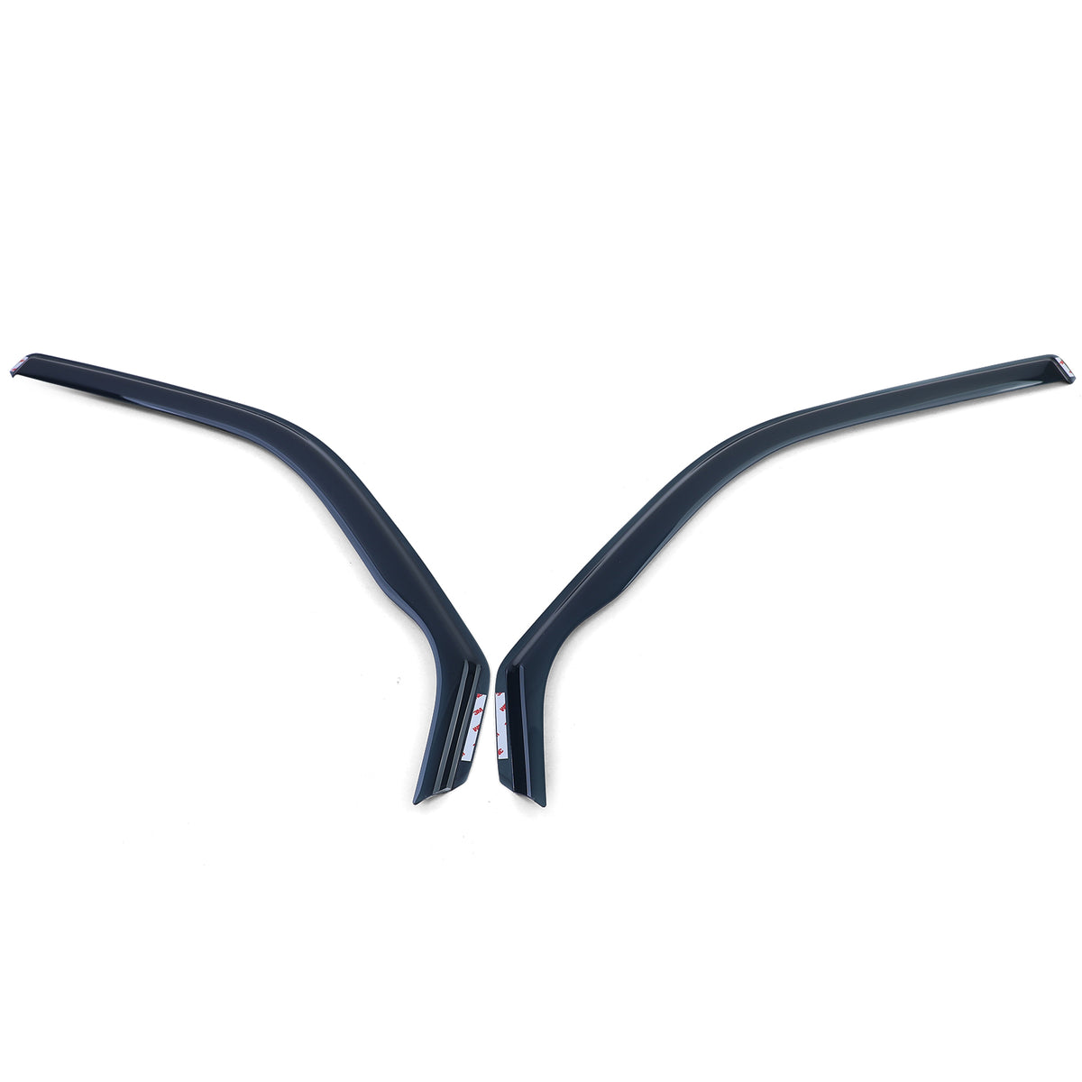 Deflettori Aria Neri Fumè per Volkswagen Bus T5 T6 (furgone) Dal 2003