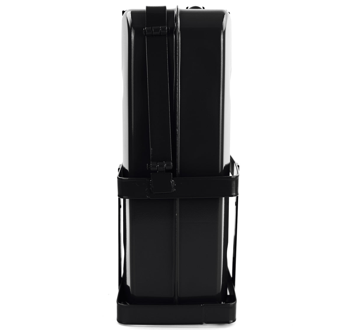 Supporto per Canister Carburante 20L in Metallo con Holder Nero Universale