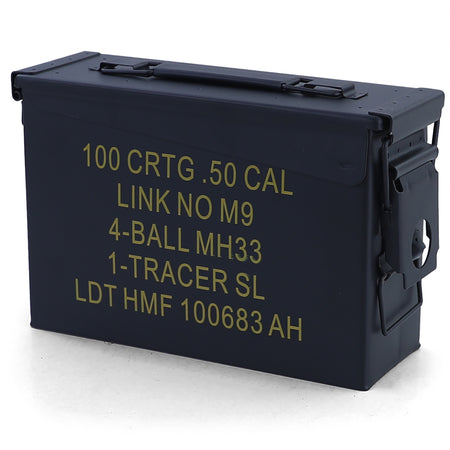 # Munitionskiste Ammo Box Metallkiste Transport Metallbox 275x97x185mm Nero