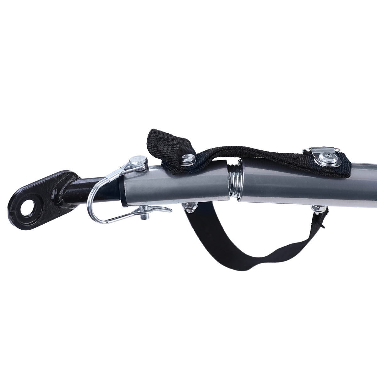 Rimorchio Bici Pieghevole per Animali Fino a 40Kg Colore Grigio/nero Universale