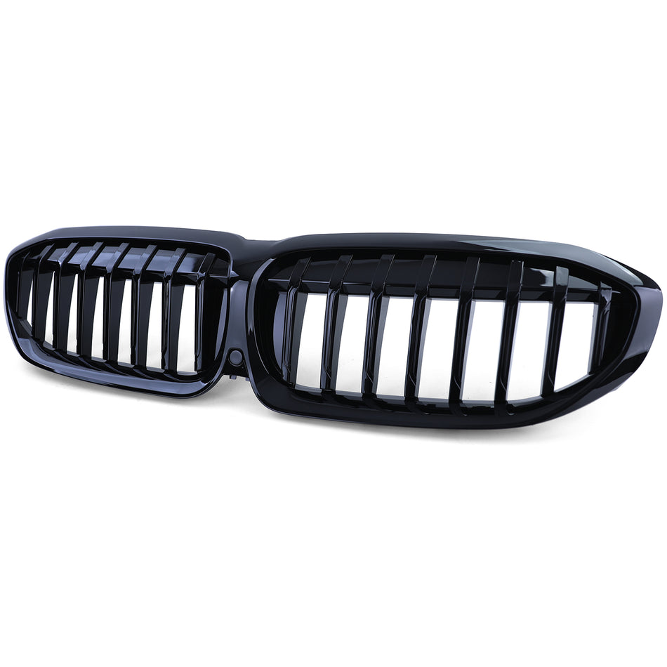 Griglia Anteriore Nera Lucida per BMW Serie 3 G20 G21 2019-2022