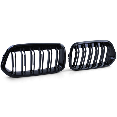Griglia Sportiva Doppio Ponte Lucida per BMW X2 F39 Dal 18