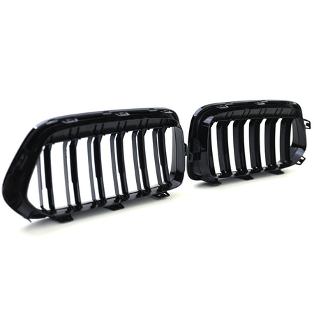 Griglia Sportiva Doppio Ponte Lucida per BMW X2 F39 Dal 18