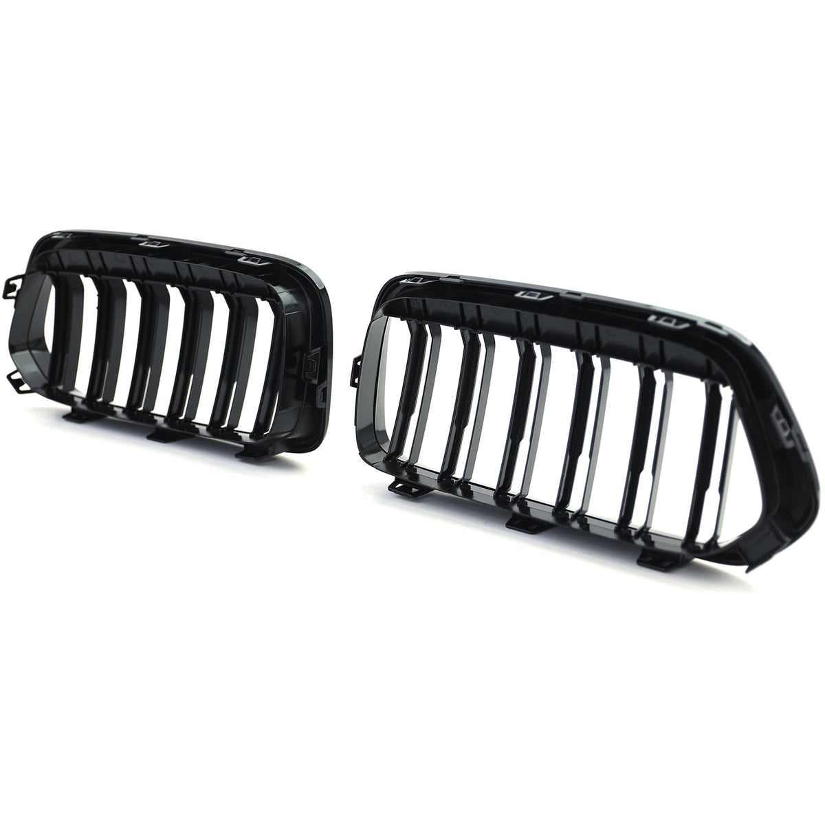 Griglia Sportiva Doppio Ponte Lucida per BMW X2 F39 Dal 18