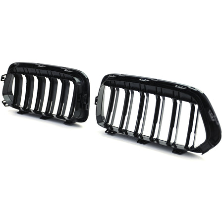 Griglia Sportiva Doppio Ponte Lucida per BMW X2 F39 Dal 18
