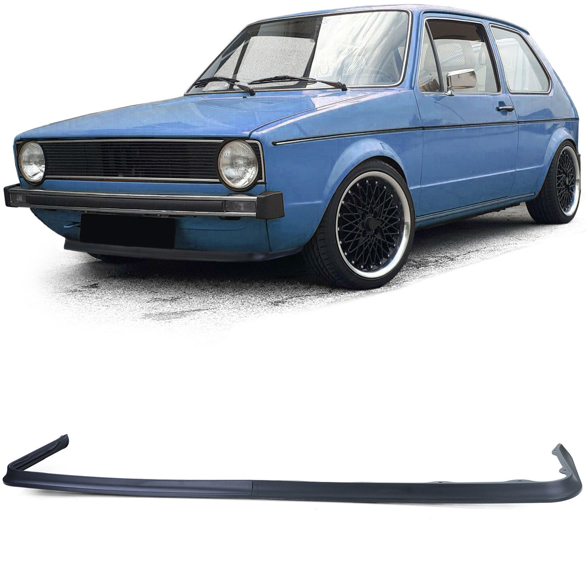 Spoiler Anteriore per Volkswagen Golf 1 (1974-1983) Cabrio Jetta Caddy 1