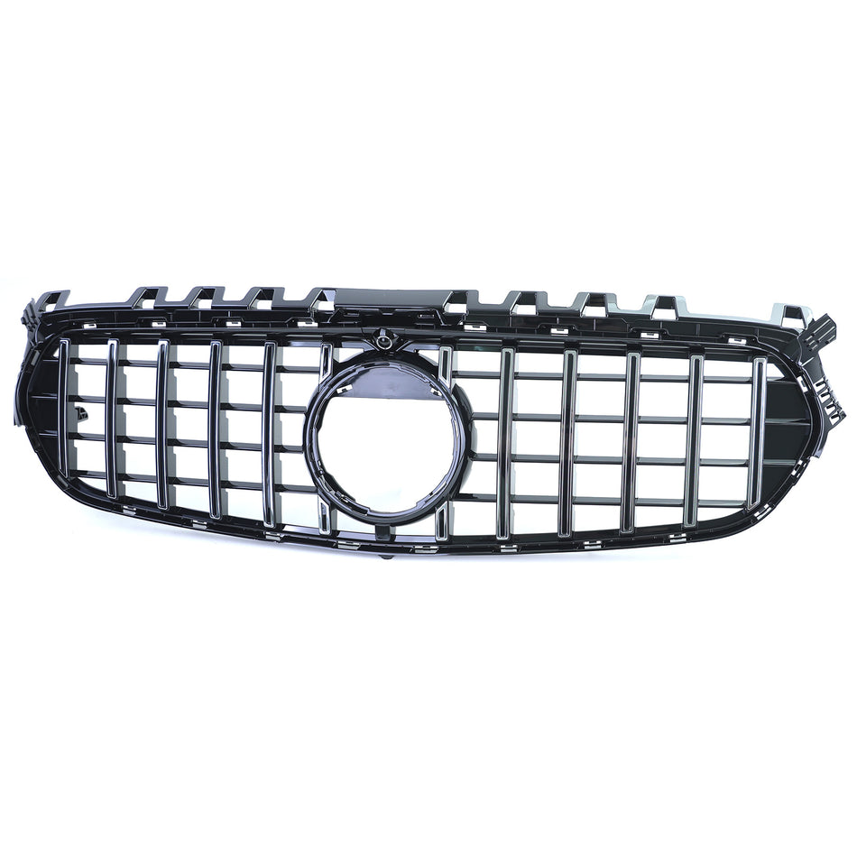 Griglia Sportiva Nera Lucida con Cromature per Mercedes Classe B W247 dal 18