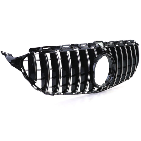 Griglia Sportiva Nera Lucida con Cromature per Mercedes Classe C W205 S205 18-21