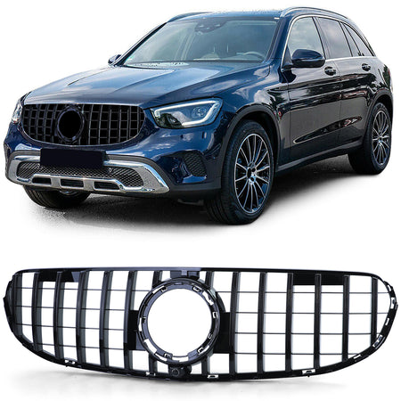 Griglia Sportiva Nera Lucida per Mercedes GLC X253 C253 2019-2022