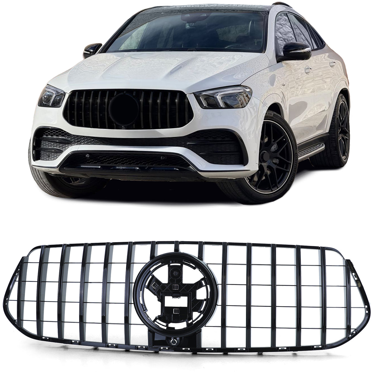 Griglia Sportiva Nera Lucida per Mercedes GLE V167 + Coupé C167 2018-2023
