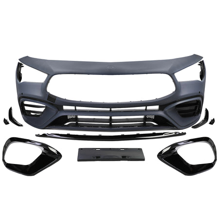 Paraurti Anteriore Sportivo con Zierelementi per Mercedes CLA C118 X118