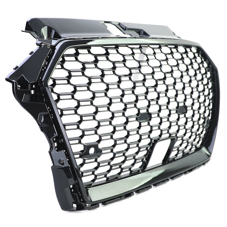 Griglia Sportiva Nera Lucida per Audi A3 8V 2016-2020 con ACC