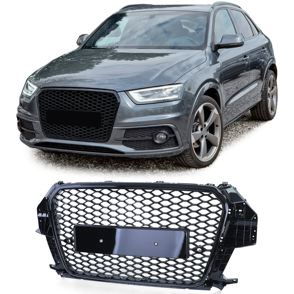 Griglia Sportiva Nera Lucida per Audi Q3 8U 2011-2015