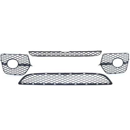 Ventola Paraurti Set a Nido D'ape Nero per BMW X6 E71 2006-2014