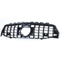 Griglia radiatore sportiva nero lucido cromo per Mercedes CLA C118 X118 dal 19 con supporto Telecamera