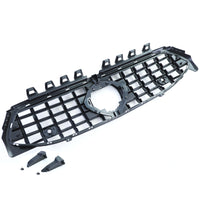 Griglia radiatore sportiva nero lucido cromo per Mercedes CLA C118 X118 dal 19 con supporto Telecamera