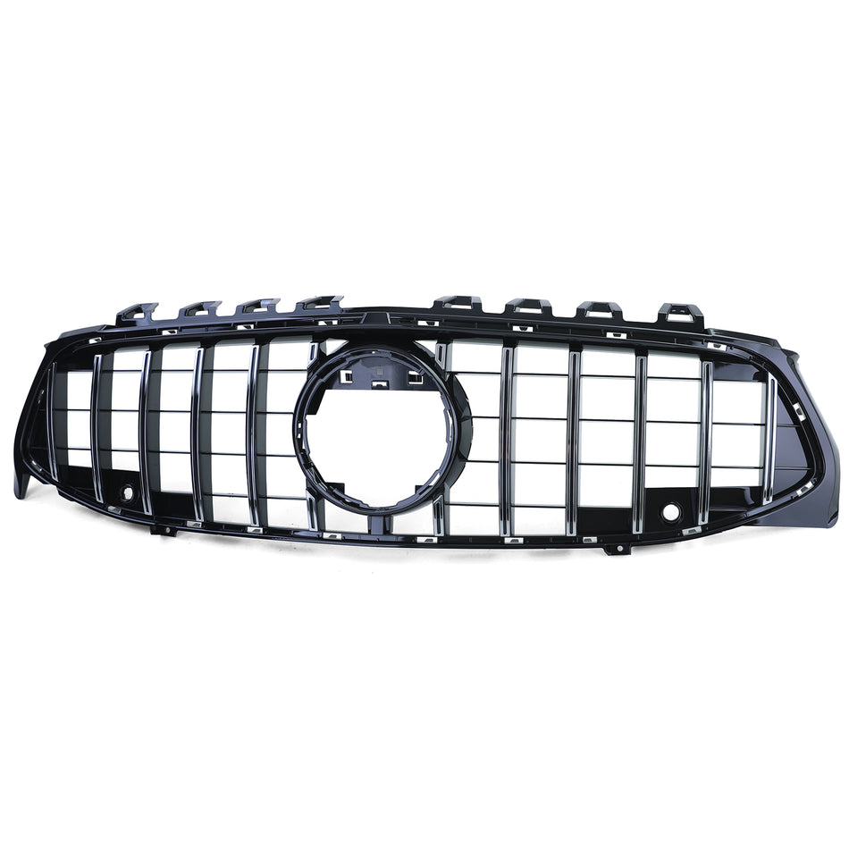 Griglia Sportiva Nera Lucida Cromata per Mercedes CLA X118 Dal 19