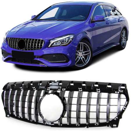 Griglia Sportiva Nera e Cromata per Mercedes CLA X117 2015-2019
