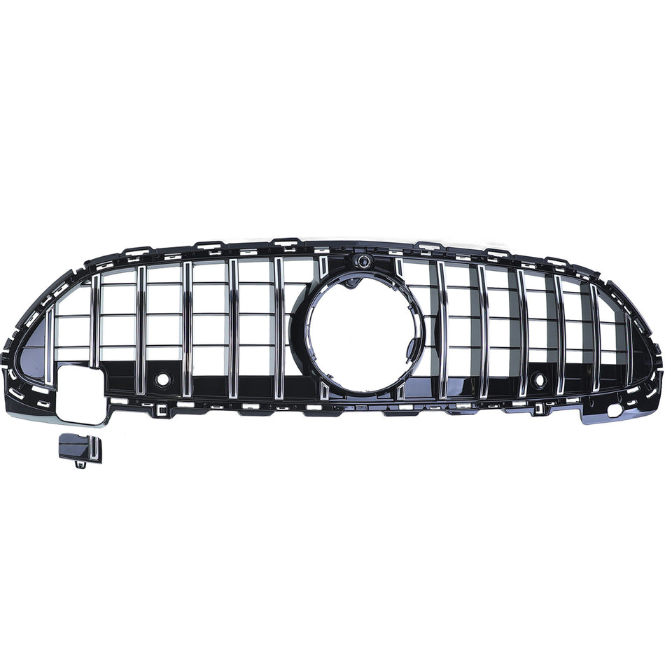Griglia Sportiva Nera Cromata per Mercedes Classe C W206 S206 Dal 21