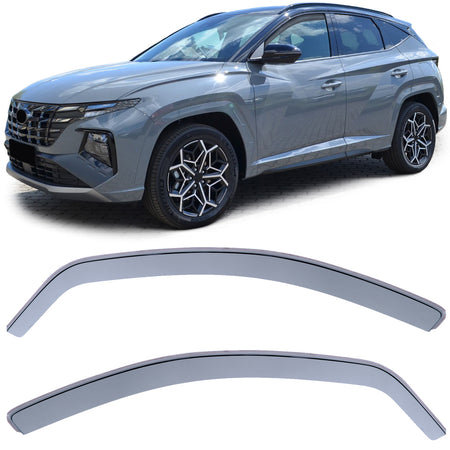 Deflettori Aria Nero Fumé per Hyundai Tucson NX4 (dal 20)