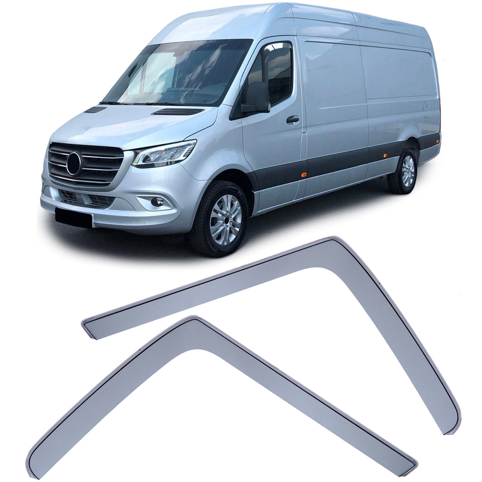 Deflettori Aria Nero per Mercedes Sprinter W907 Dal 2018 in Poi