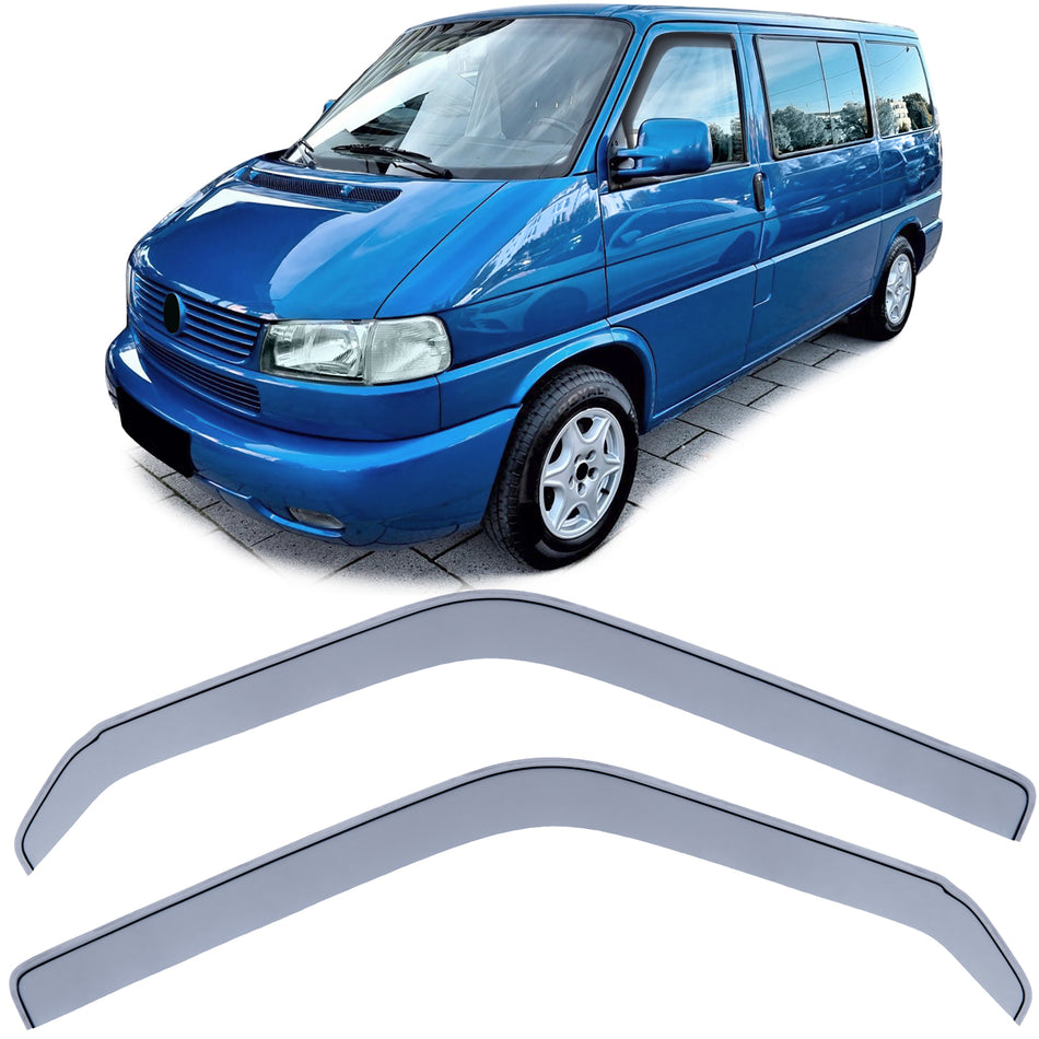 Deflettori Aria Nero per Volkswagen T4 Bus Transporter 90-03